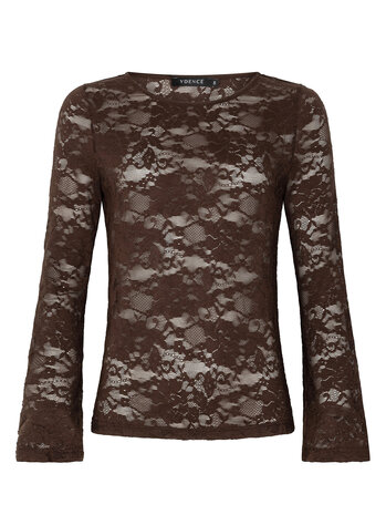YDENCE Top || Ylene || Dark Brown
