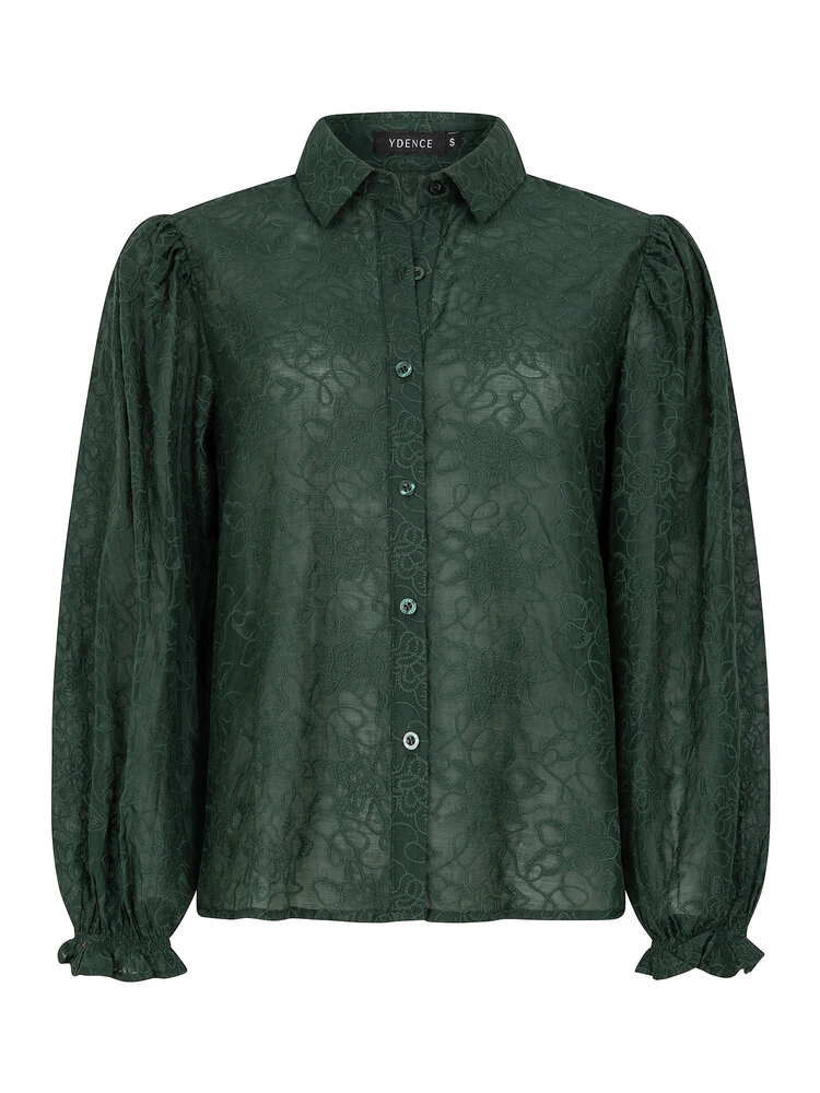 YDENCE Blouse || Victoria || Emerald