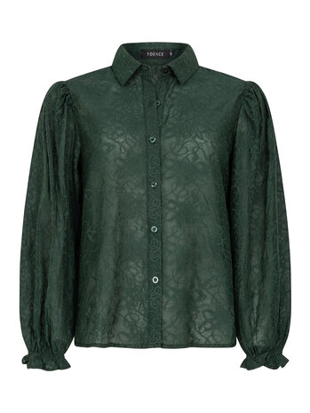 YDENCE Blouse || Victoria || Emerald