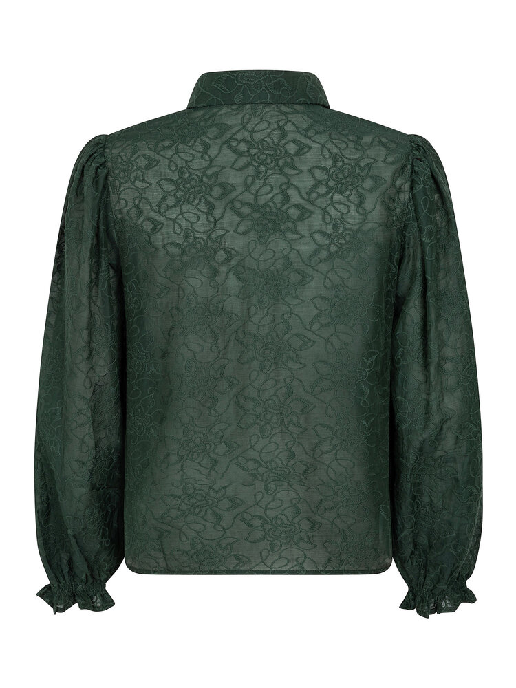 YDENCE Blouse || Victoria || Emerald