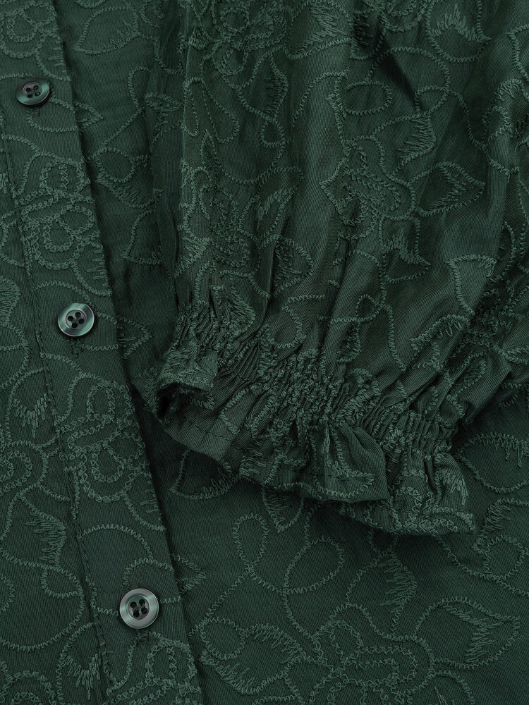 YDENCE Blouse || Victoria || Emerald