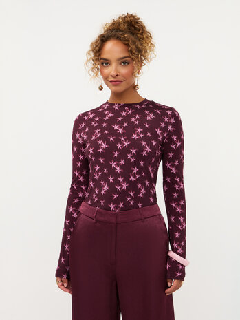 YDENCE Top || Vanya || Plum Flower