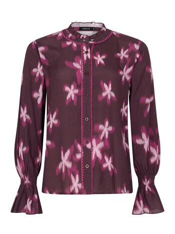 YDENCE Blouse || Francesca || Plum Flower