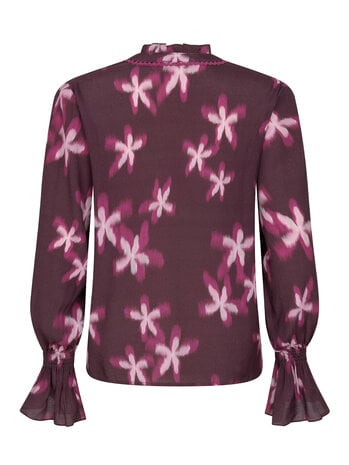 YDENCE Blouse || Francesca || Plum Flower
