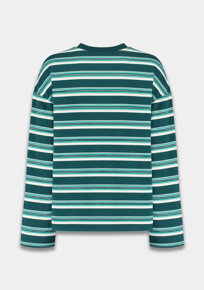 Harper & Yve Top || | Tommy-LS || Atlantic Deep Stripe