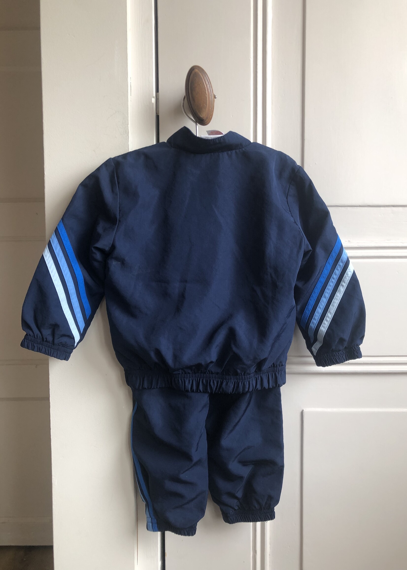 Adidas Dark blue tracksuit 12-18m