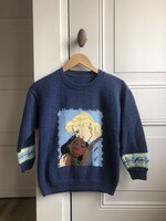 Handmade Wool Pocahontas sweater 9-10y