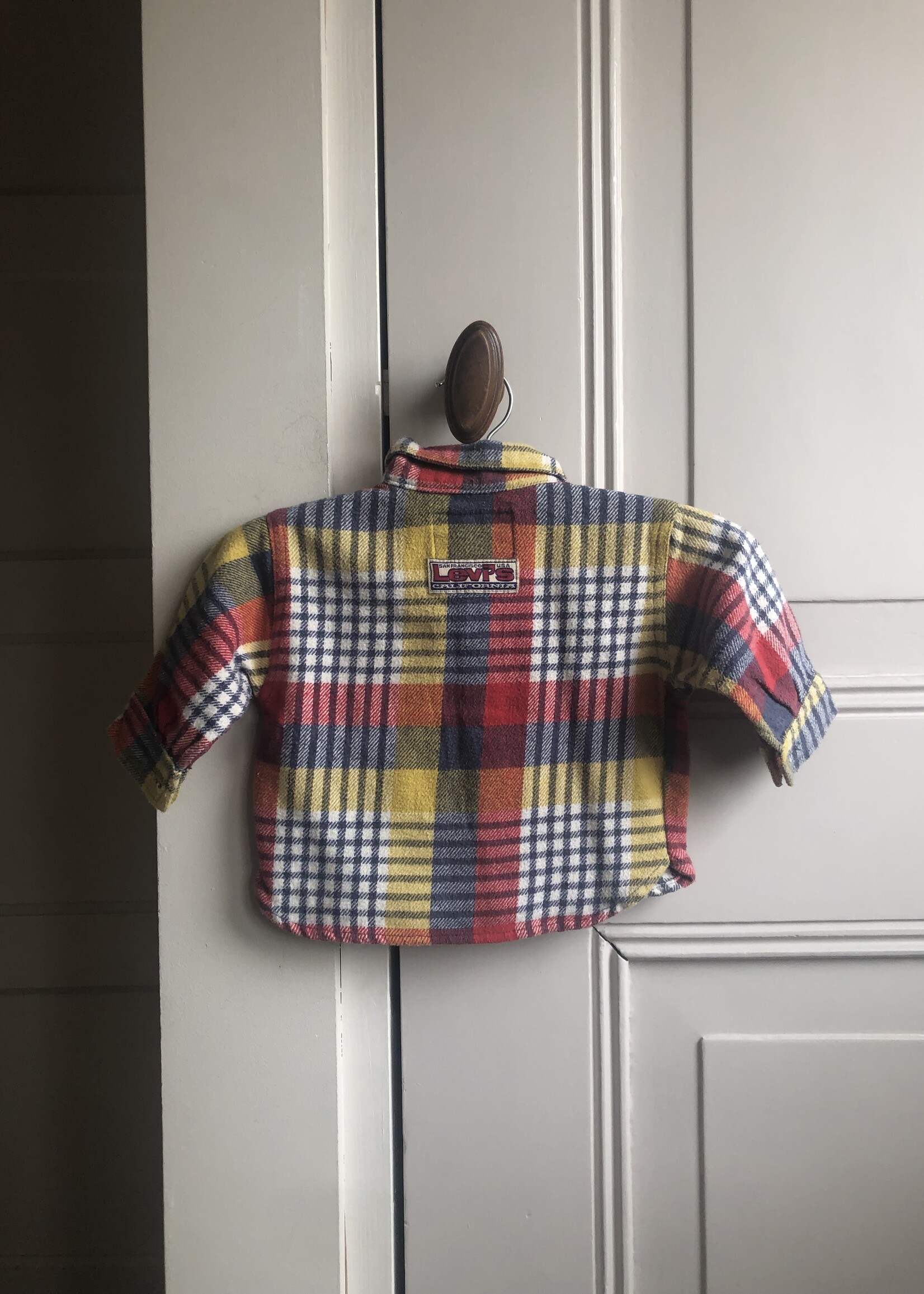 Levi's White Tab Lumberjack Blouse 6-9m