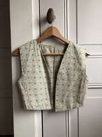 Floral waistcoat 8-10y