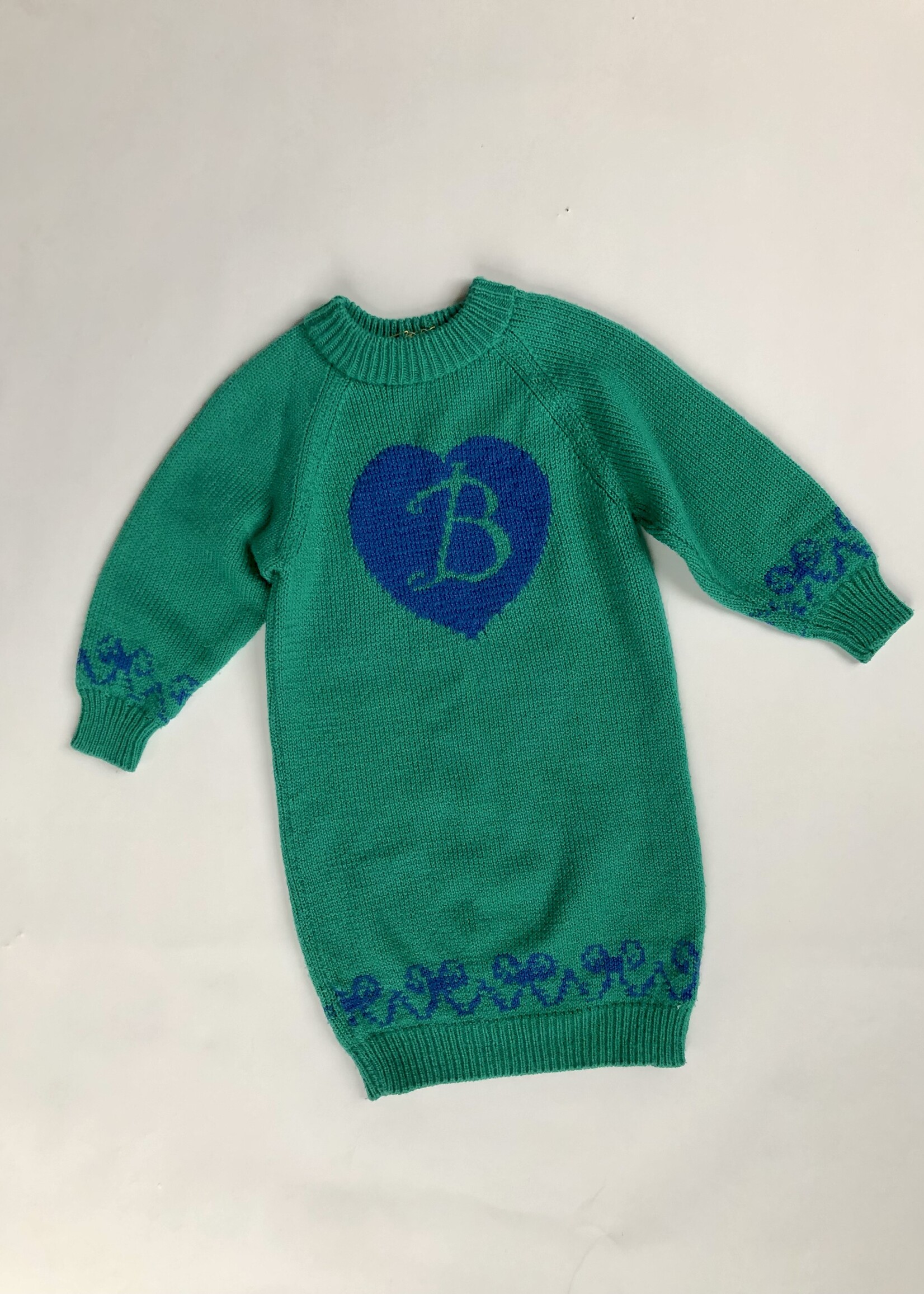 Knitted Barbie sweater dress 5-6y