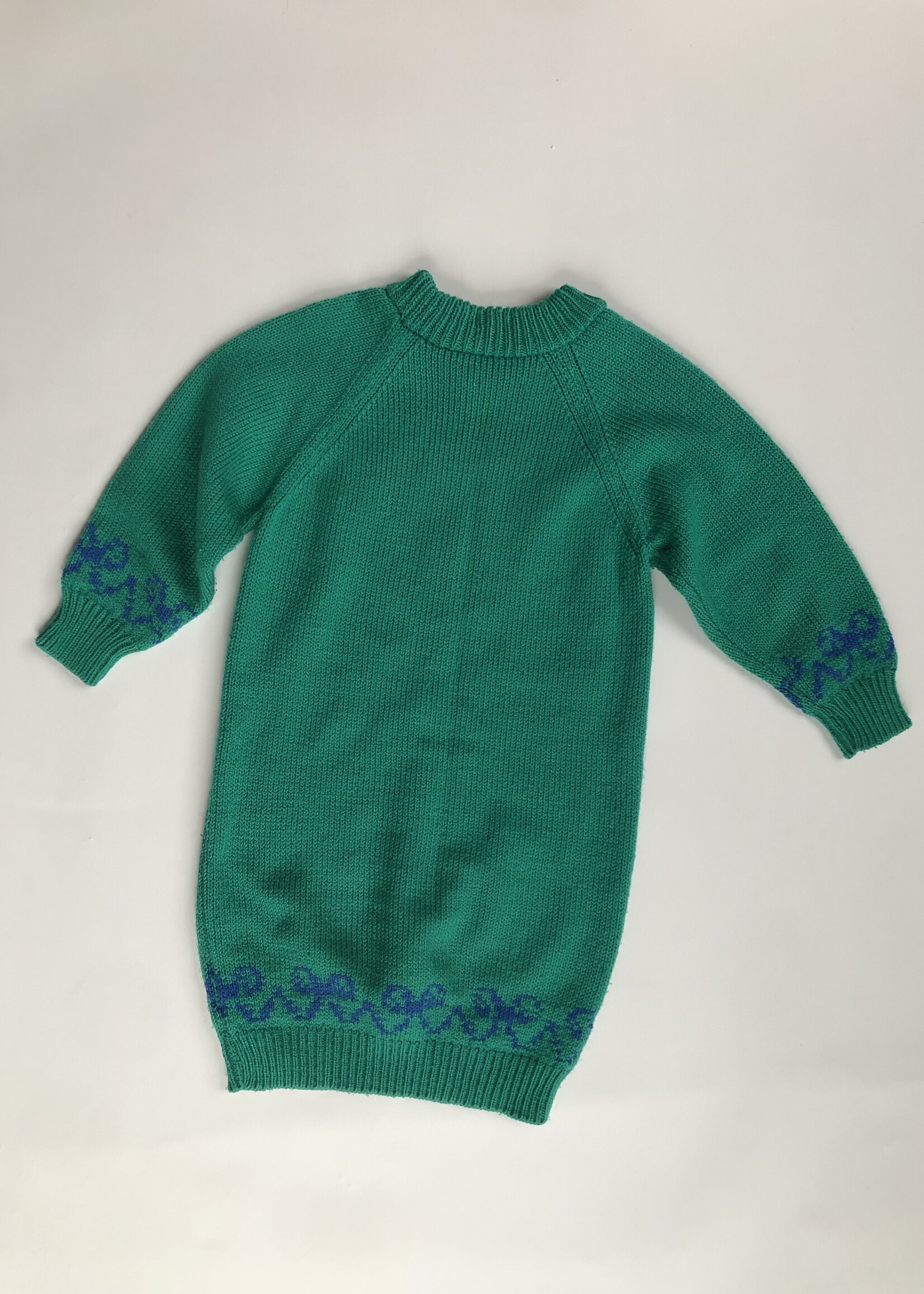 Knitted Barbie sweater dress 5-6y