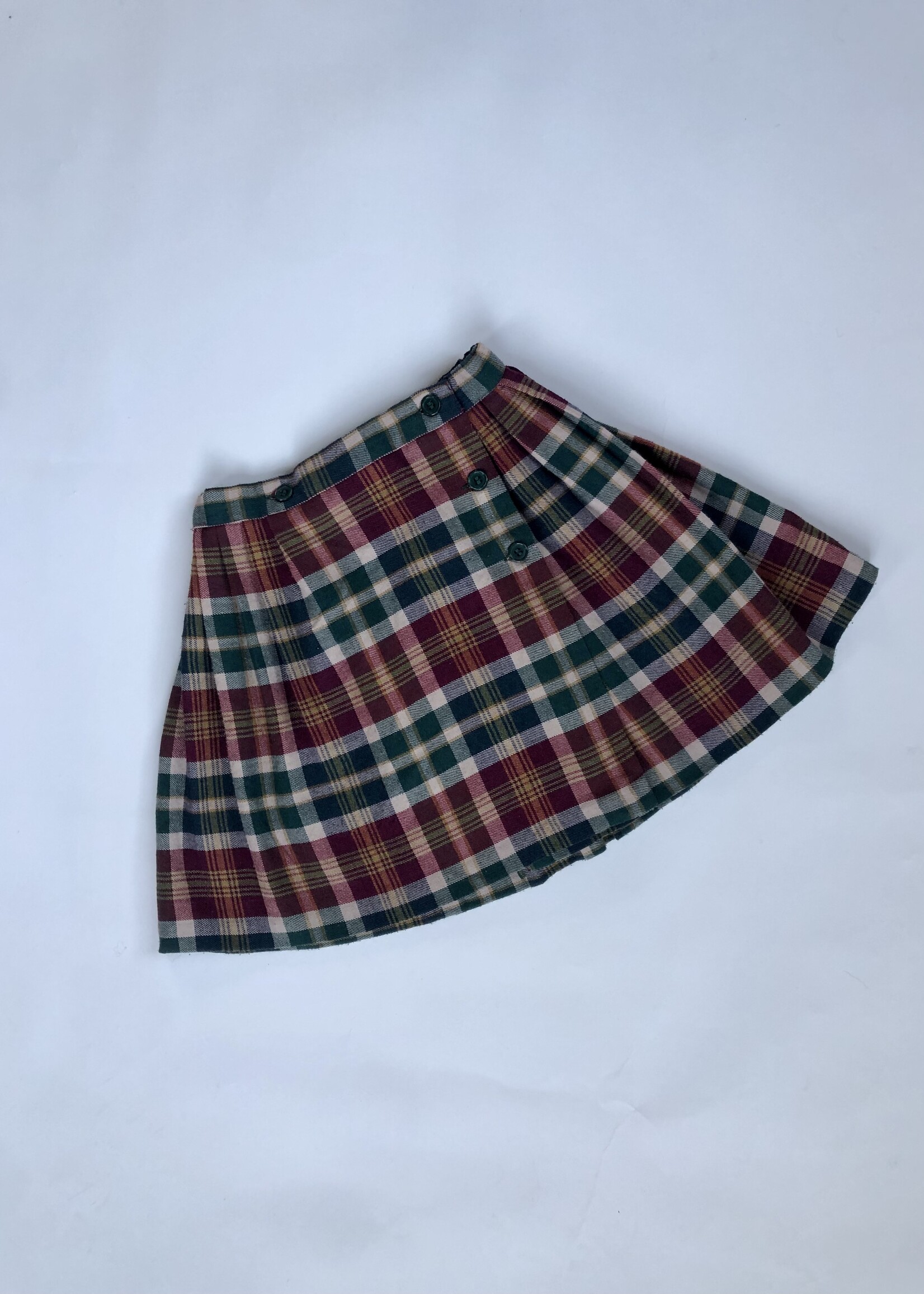 Classic checked skirt 6-8y