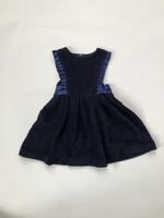Blue velvet dress 12-18m
