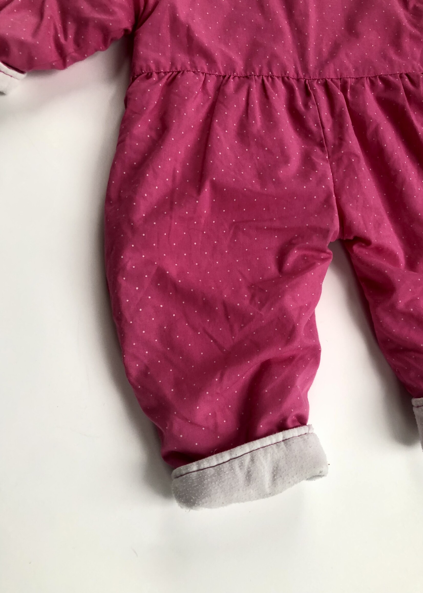 Vintage Pink snowman winter suit 12m