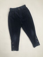Dark blue corduroy puffy chino pants 8-9y