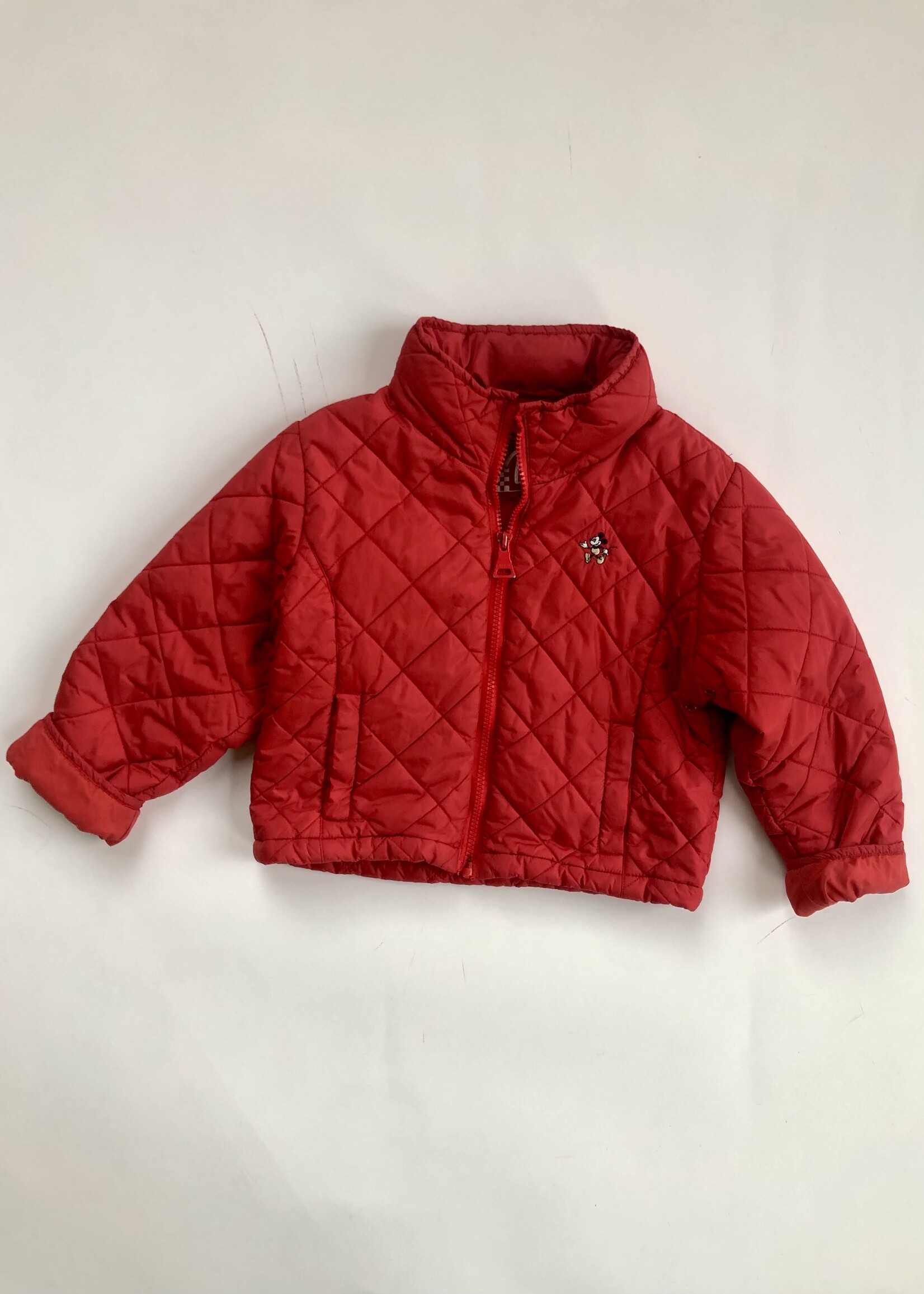 Donaldson Short Red quilted jacket 4-6y