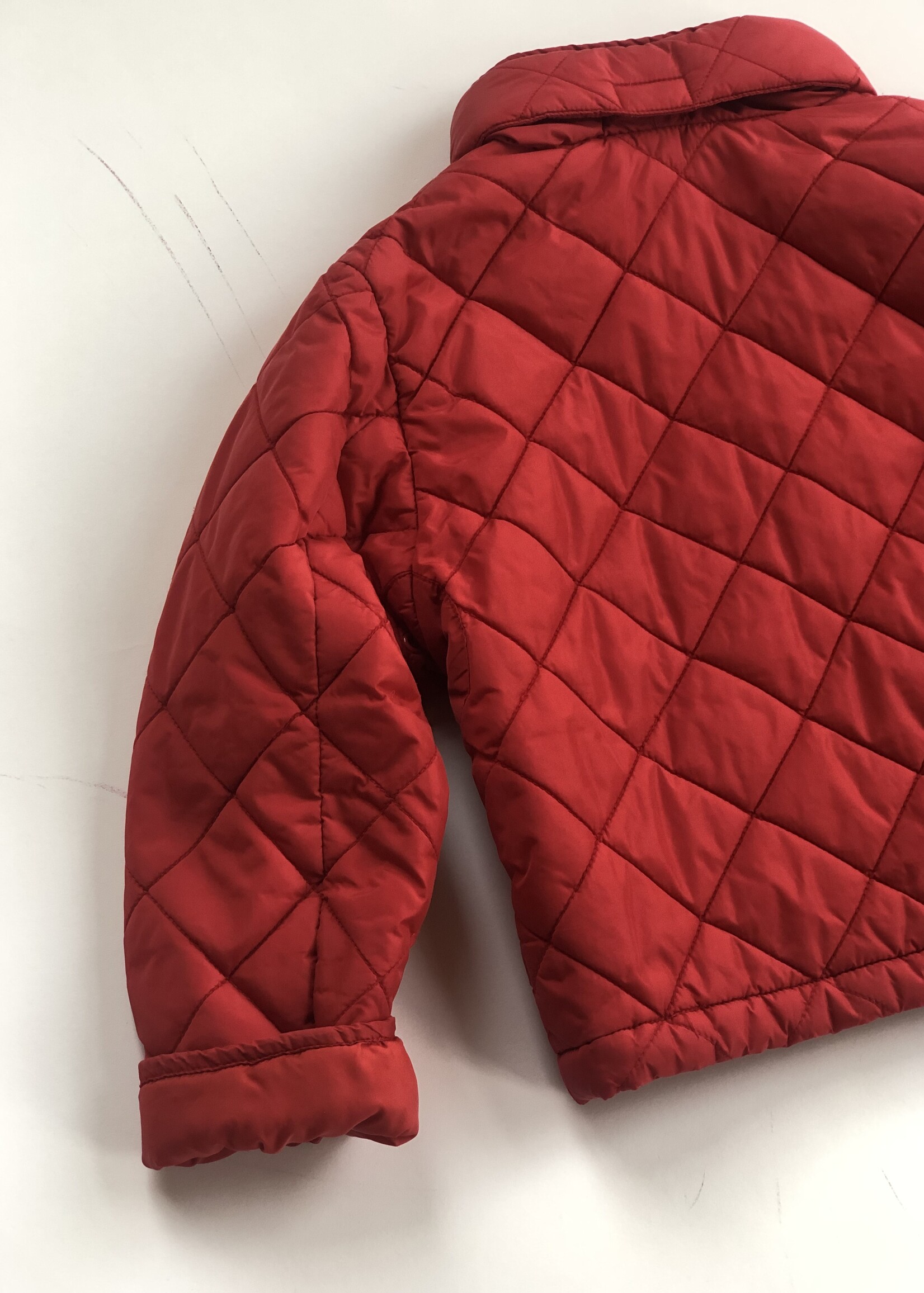 Donaldson Short Red quilted jacket 4-6y