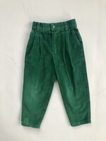 Green corduroy chino pants 3-4y