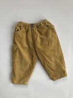Yellow corduory cargo pants 18-24m