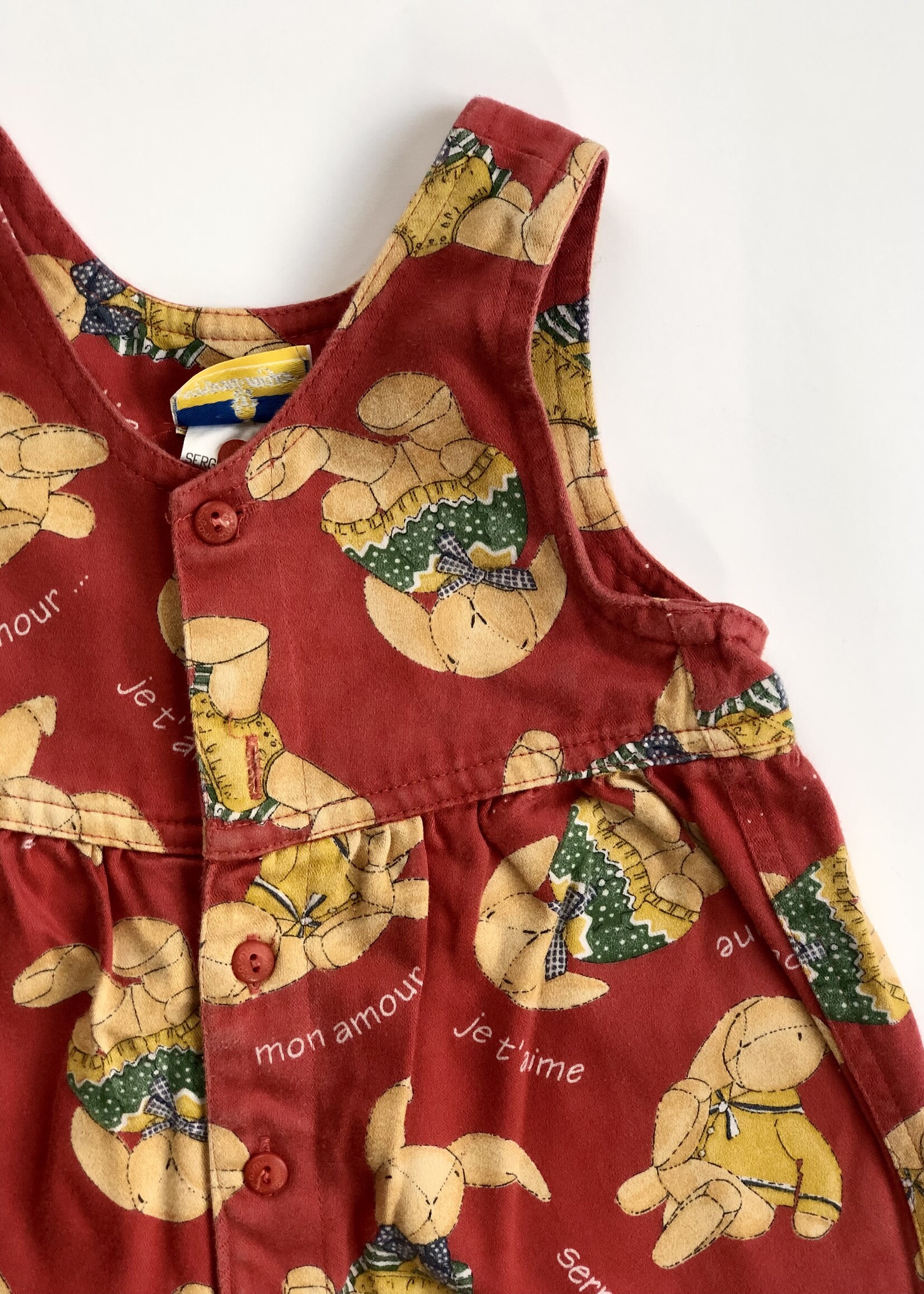 Red Rabbit dungarees 9m