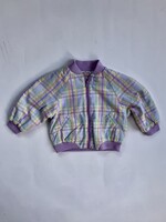 Soft coloured striped jacket 12m