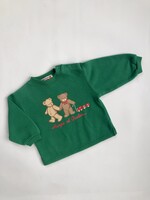 Green teddy bear sweater 12-18m