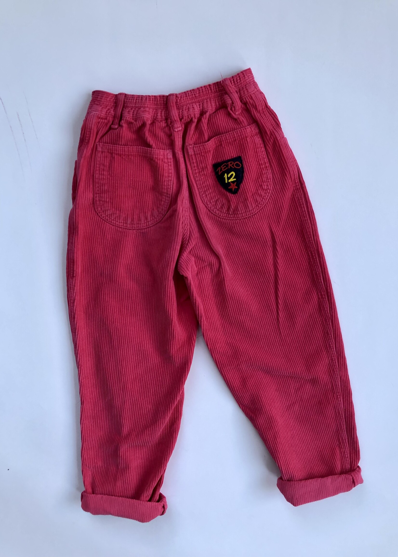 United Colors of Benetton Bright pink corduroy pants 7-8y