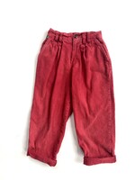 Red corduroy chino pants 3y