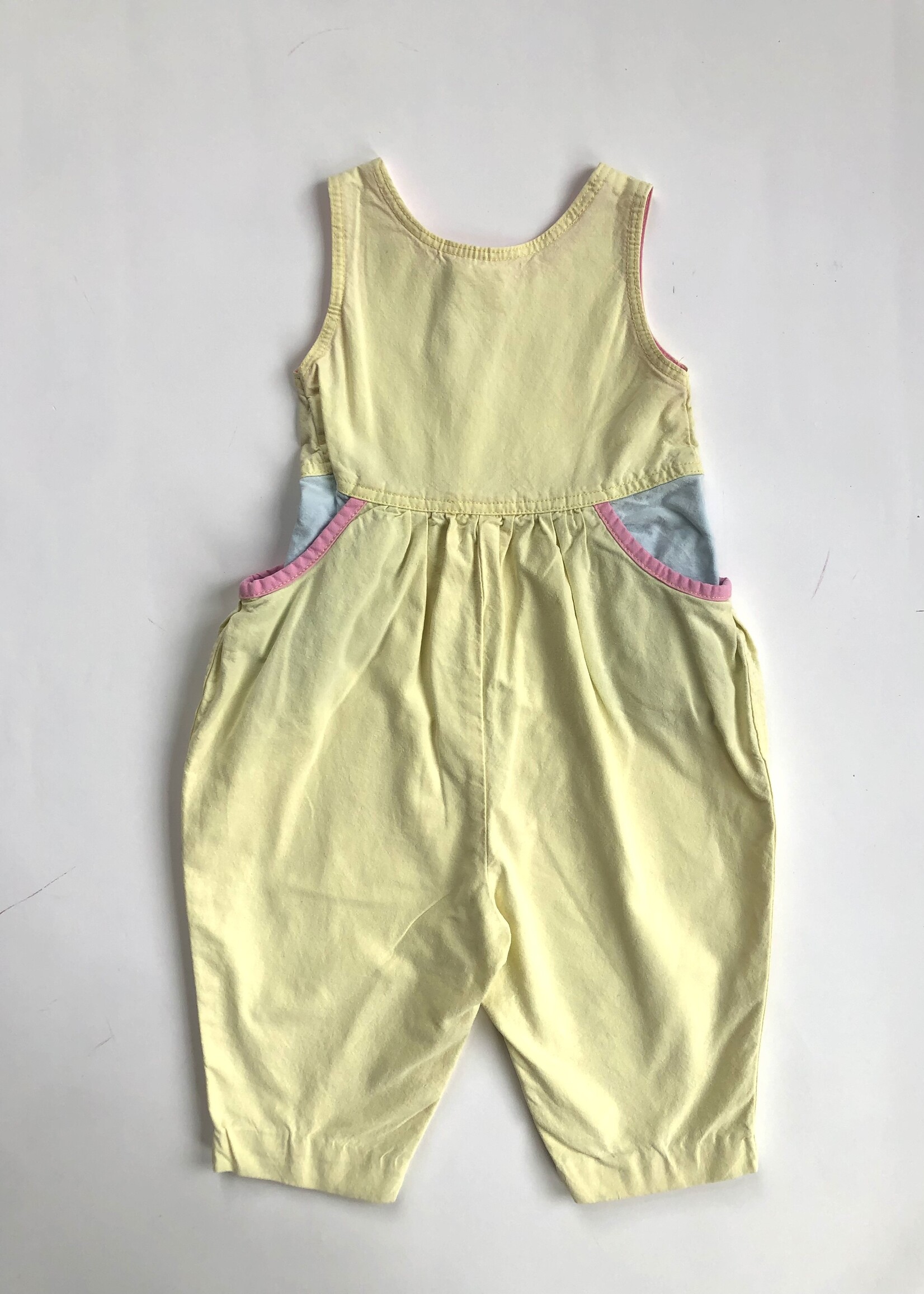 Yellow puffy onepiece 12m