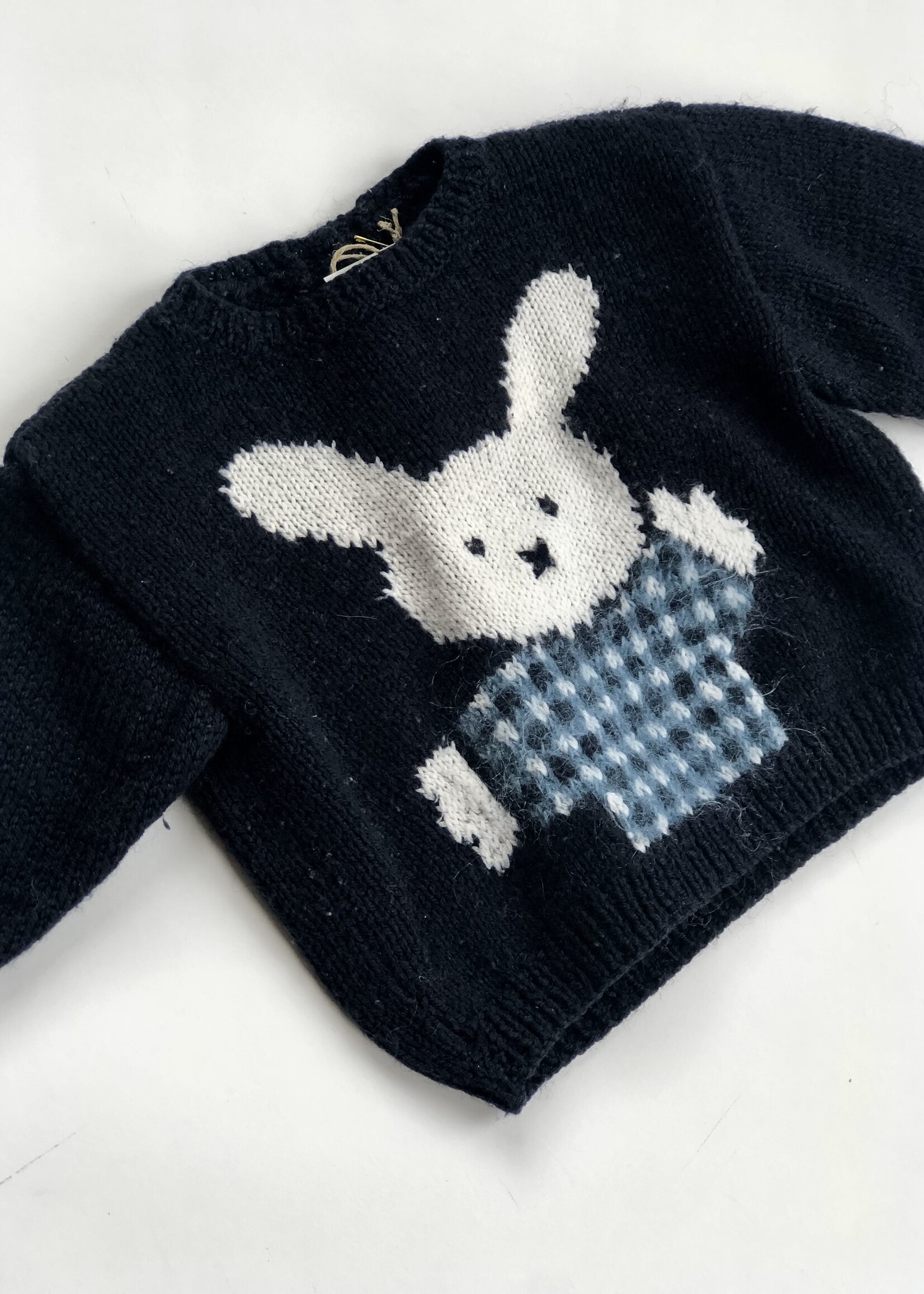 Handmade Wool Nijntje sweater 9-12m