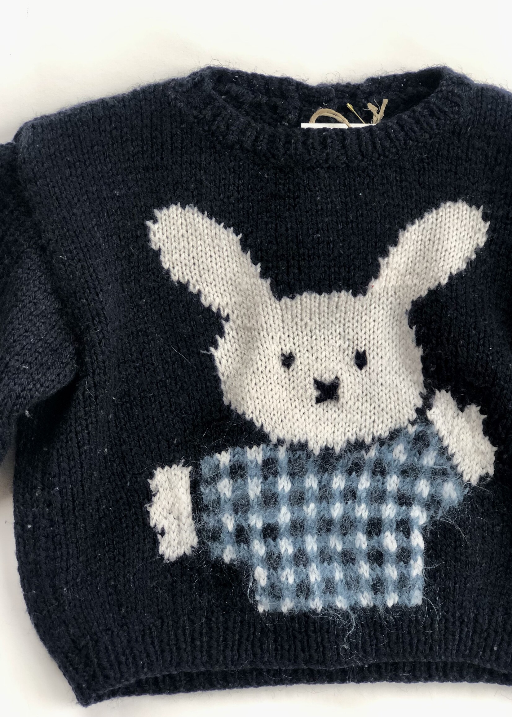 Handmade Wool Nijntje sweater 9-12m
