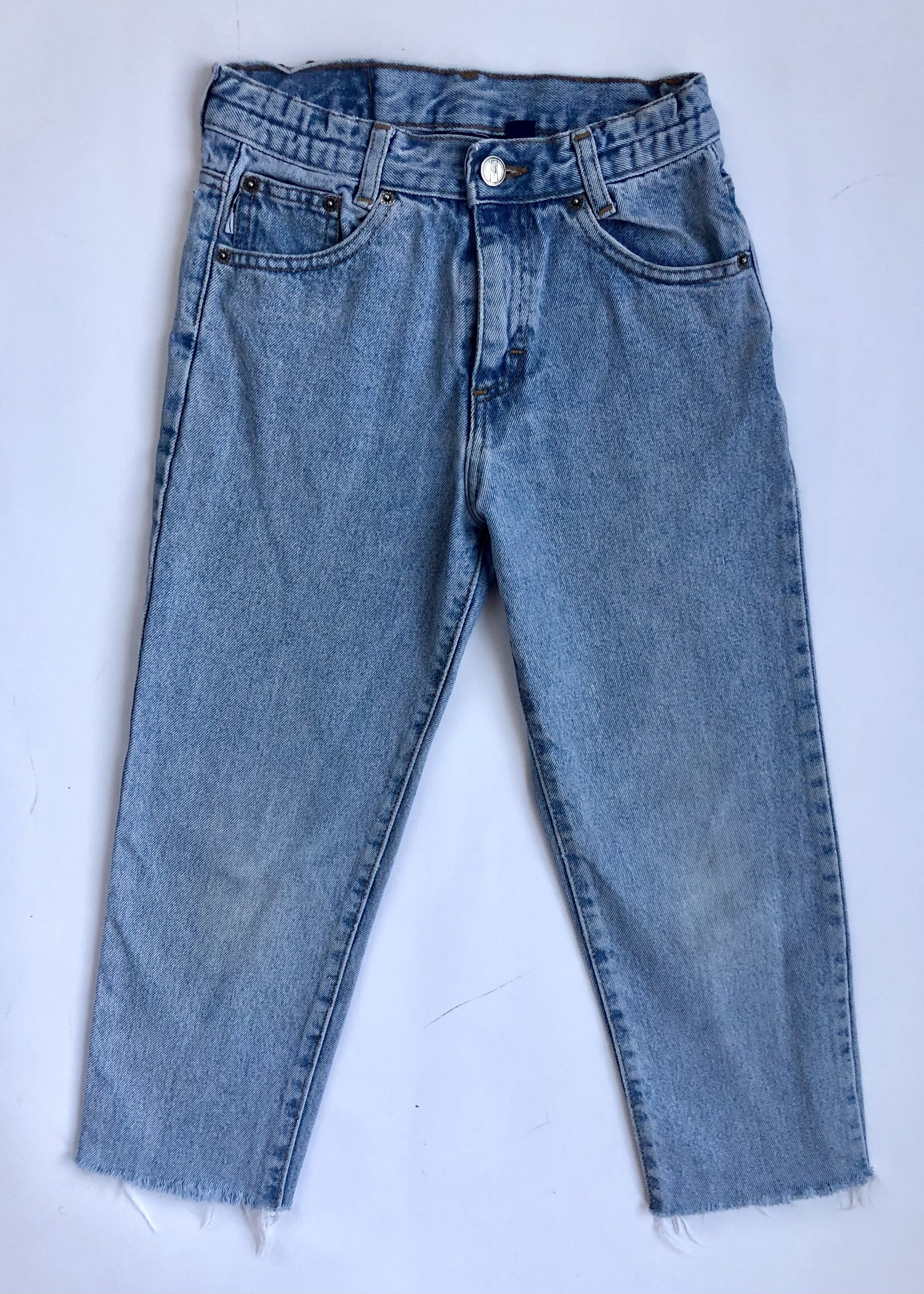 Vintage Light wash cut off jeans 7-8y