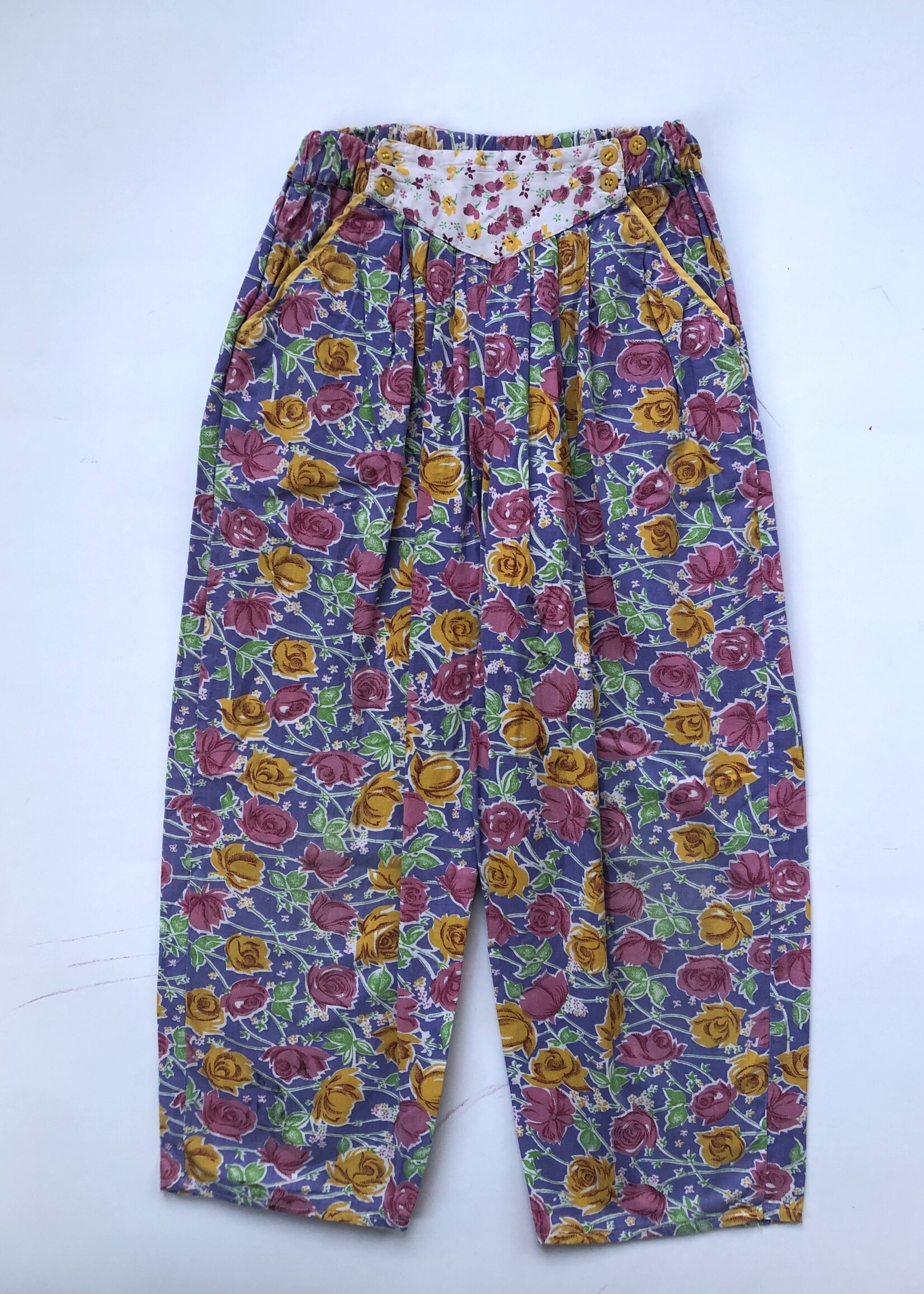 Purple Floral two piece 8y