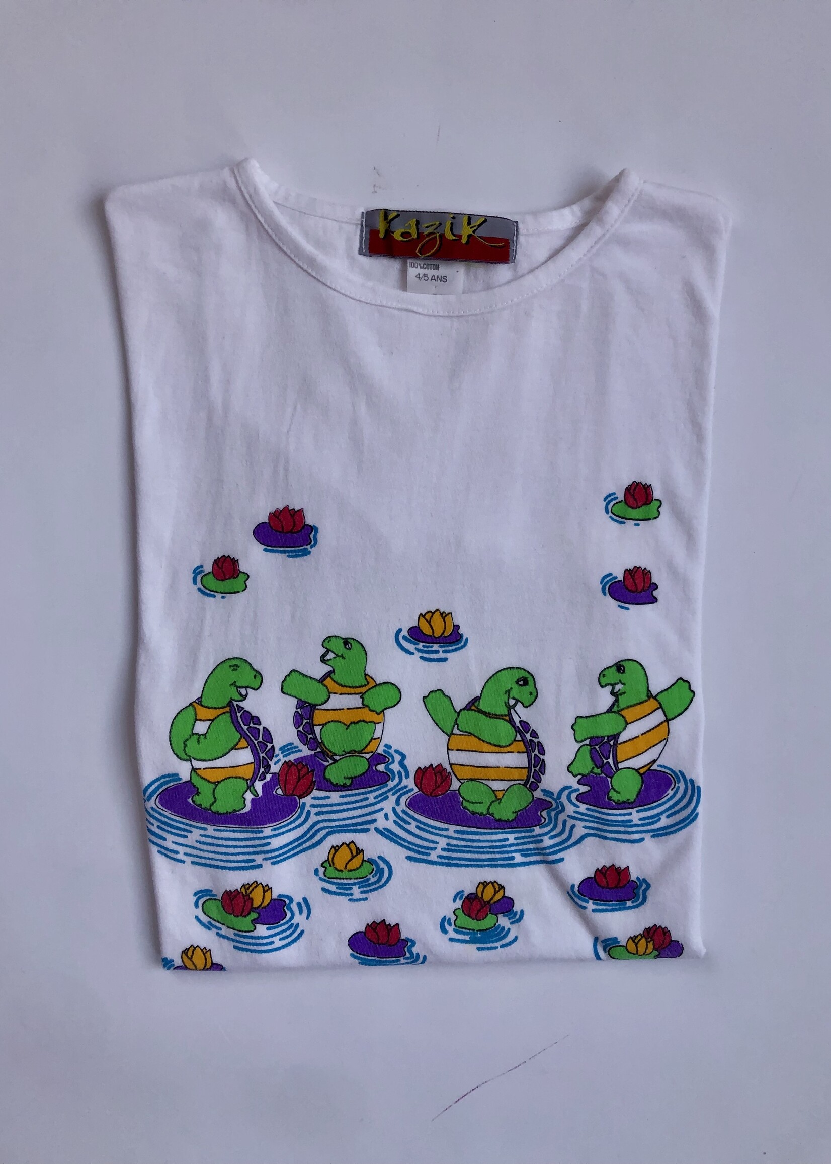 Twirling Turtle shirt dress 4-8y