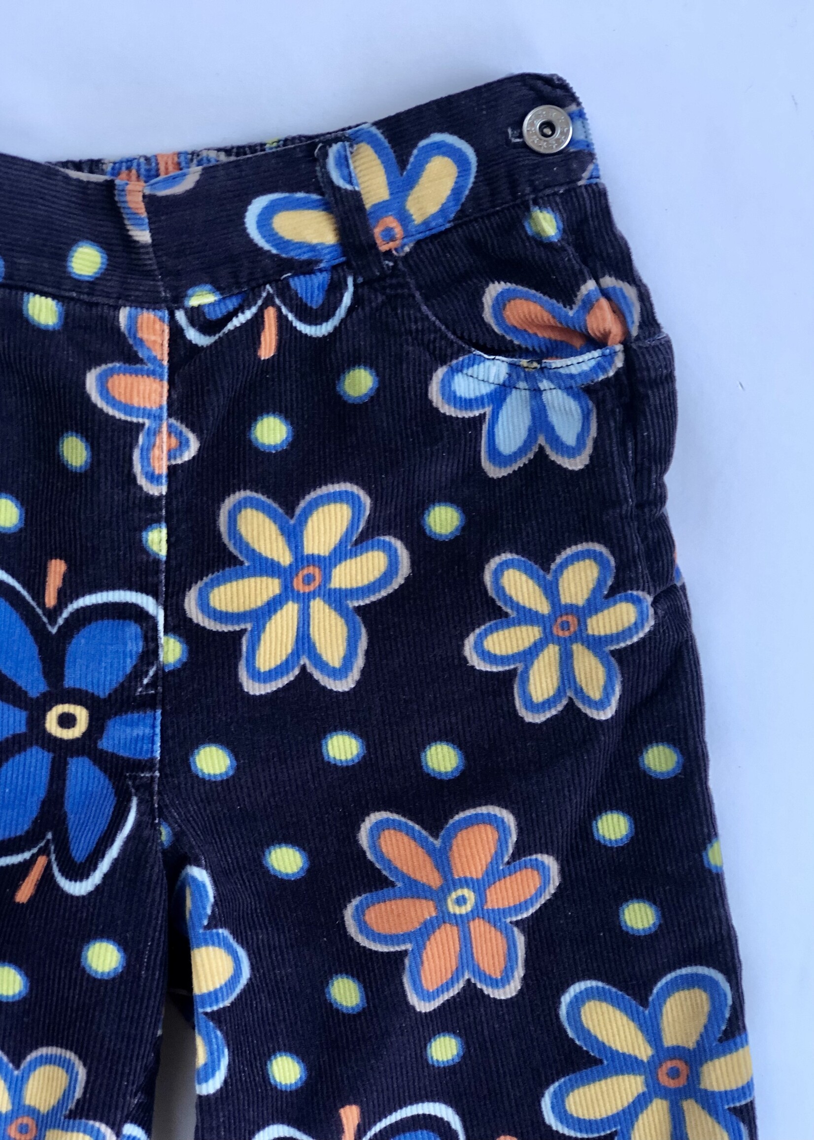 Blue Floral tinnery pants 3y