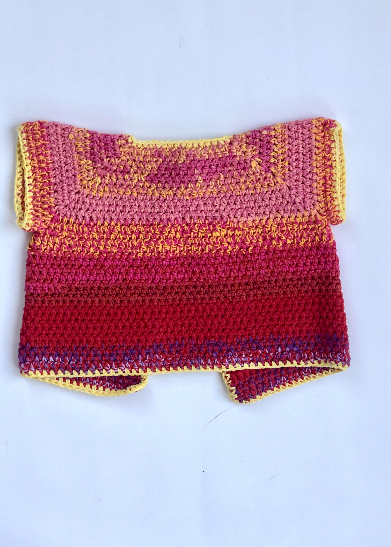 Handmade Crochet cardigan 2y