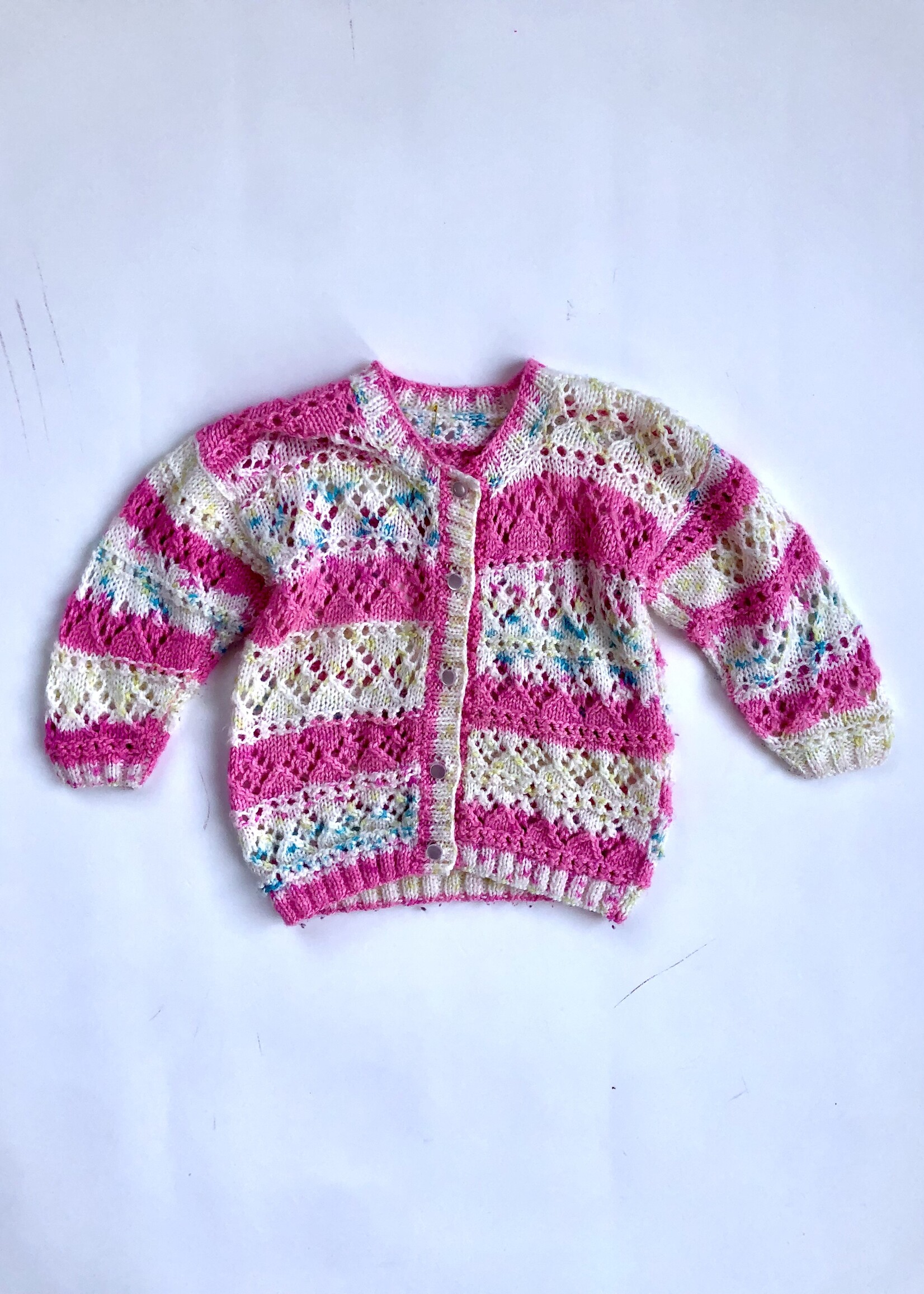 Handmade Knitted cardigan 18-24m