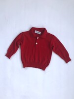 Red wool polo shirt 12-18m