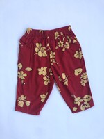 Red airy floral pants 18m