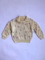 Yellow hearts sweater 18m