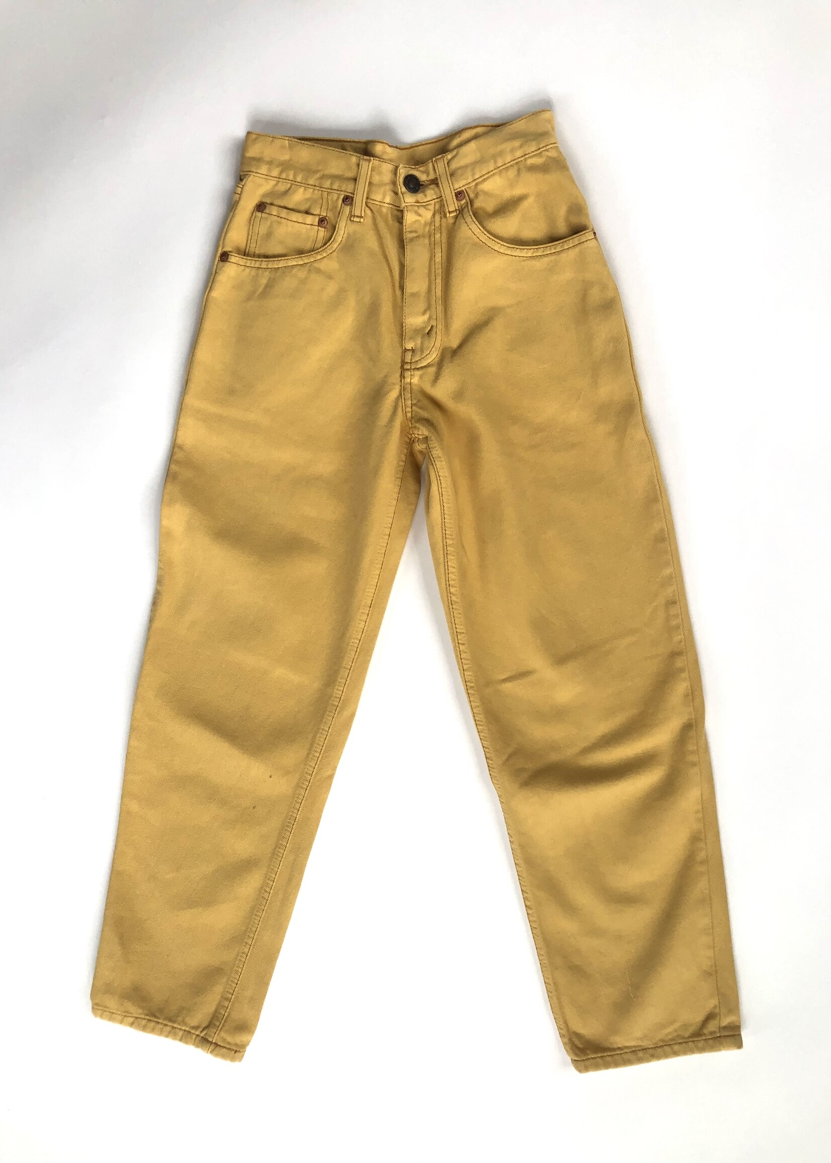 White Tab Yellow baggy jeans 9-10y
