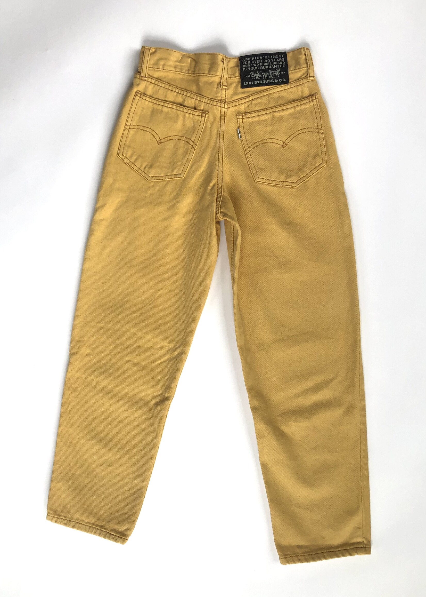 White Tab Yellow baggy jeans 9-10y