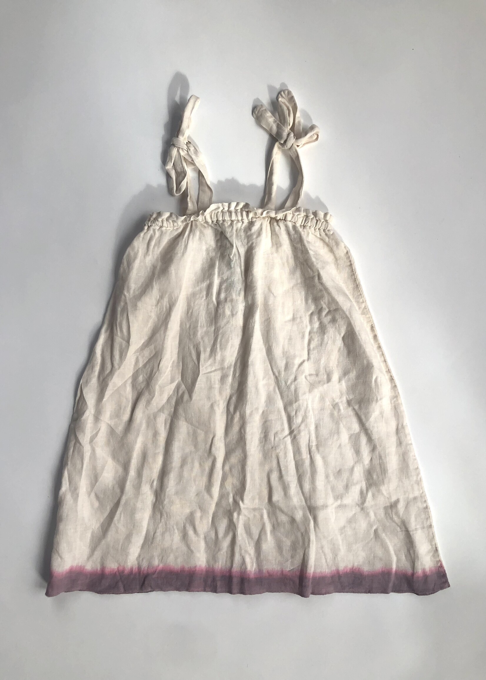 Long Live The Queen Dip Dye Linen dress 8y