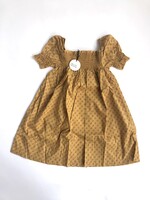 Long Live The Queen Yellow floral smocked dress 10y