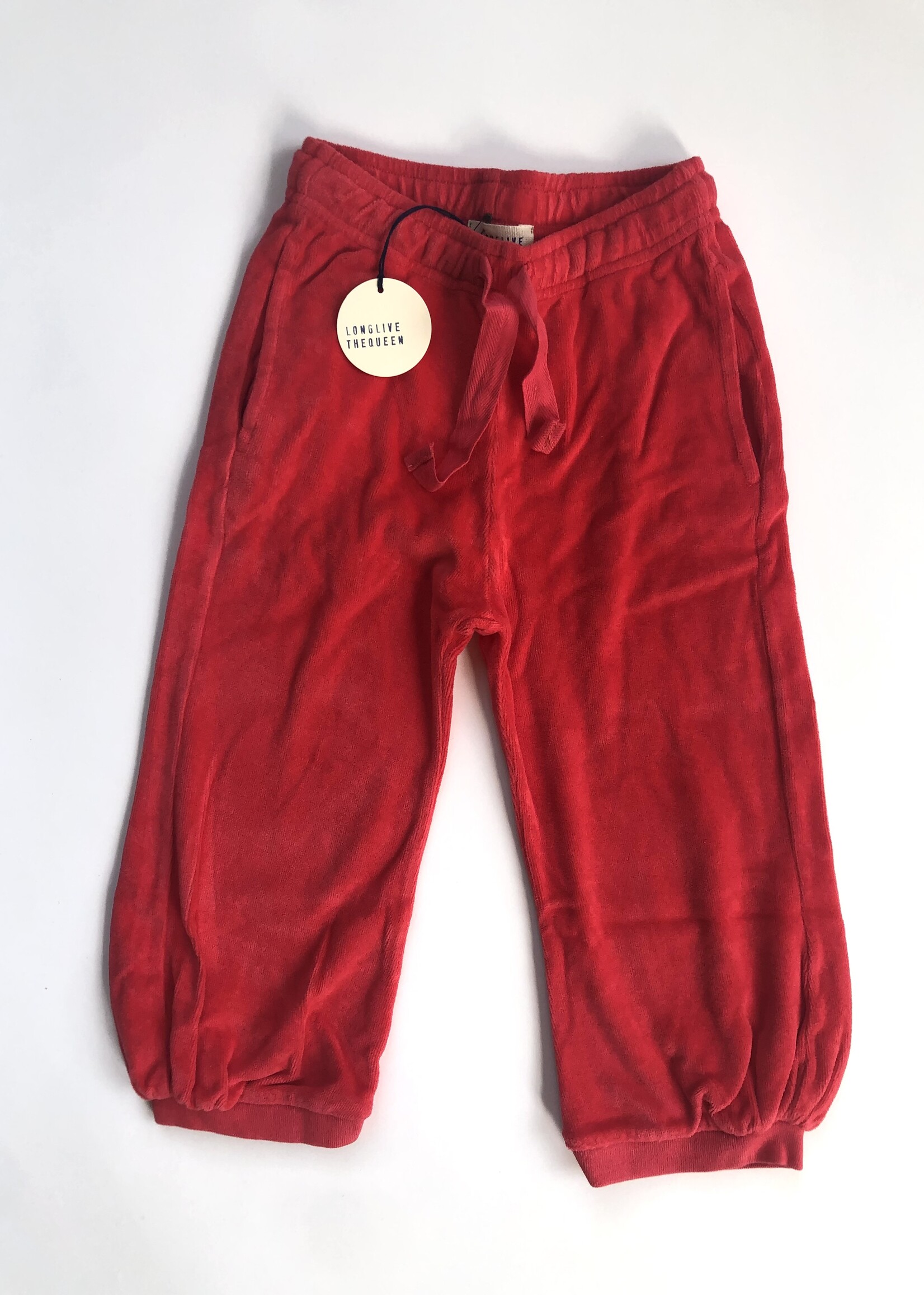 Long Live The Queen Bright raspberry sweat pants 4y