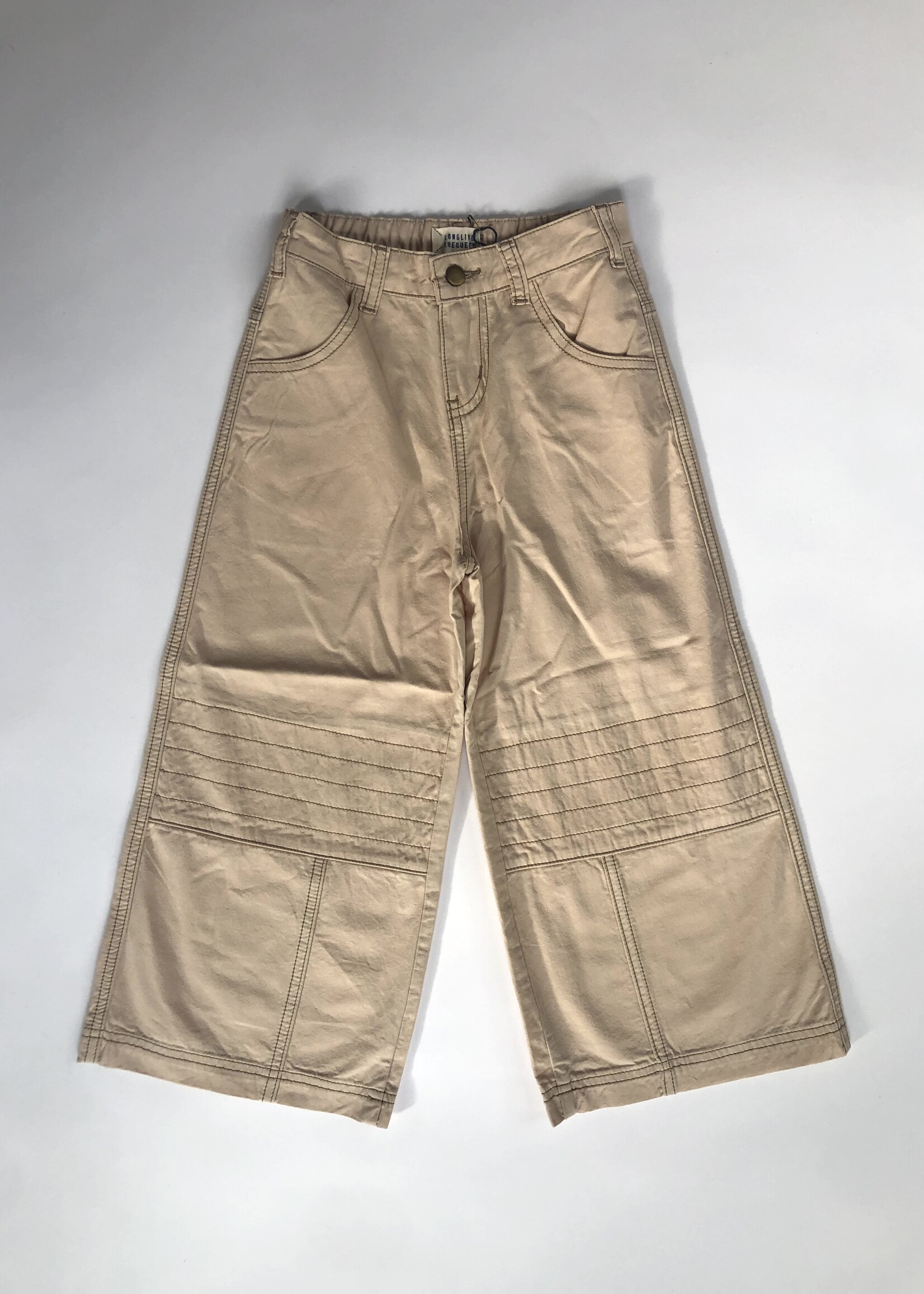 Long Live The Queen Sand wide fit pants 6y