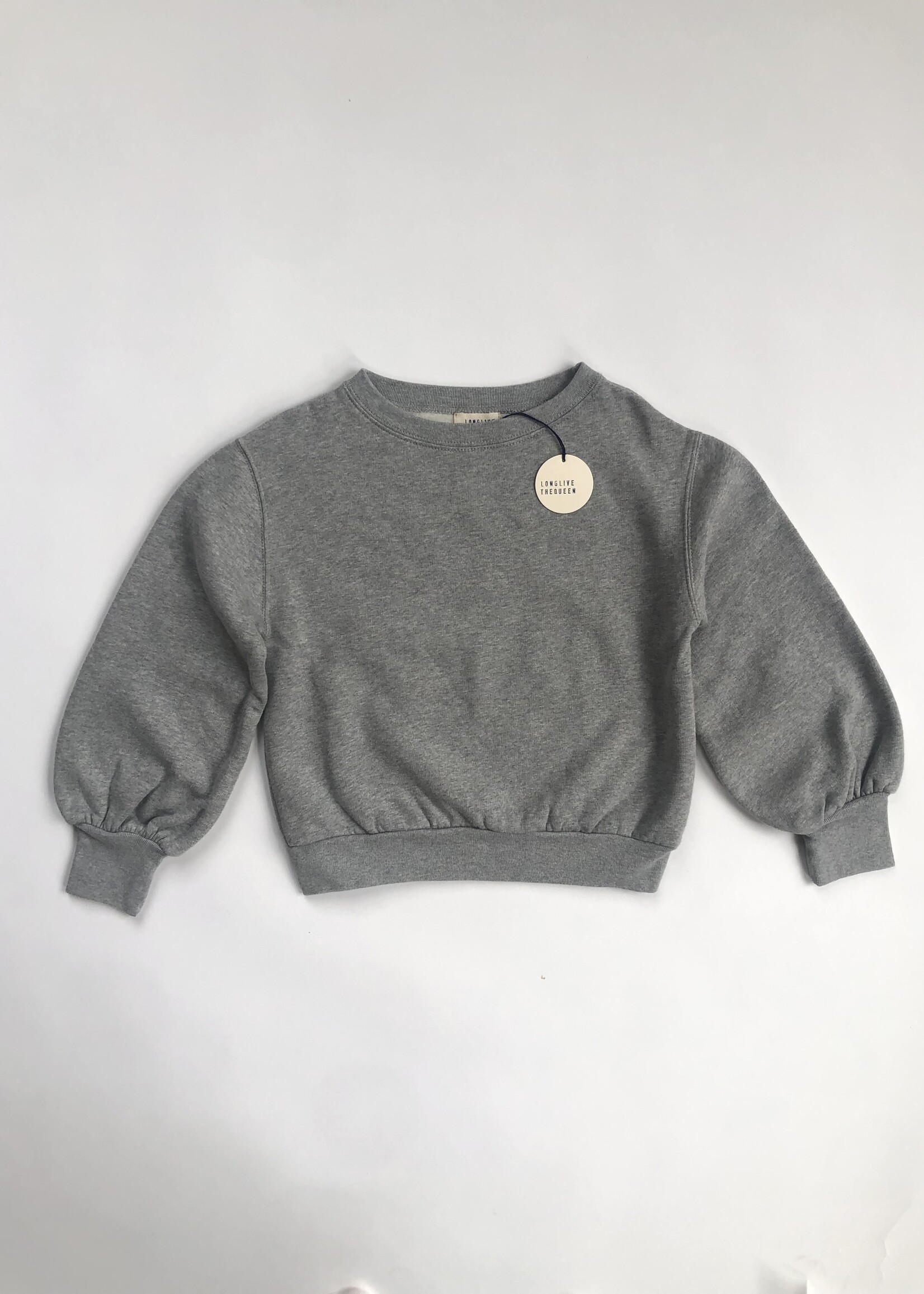 Long Live The Queen Grey sweater 6-8Y