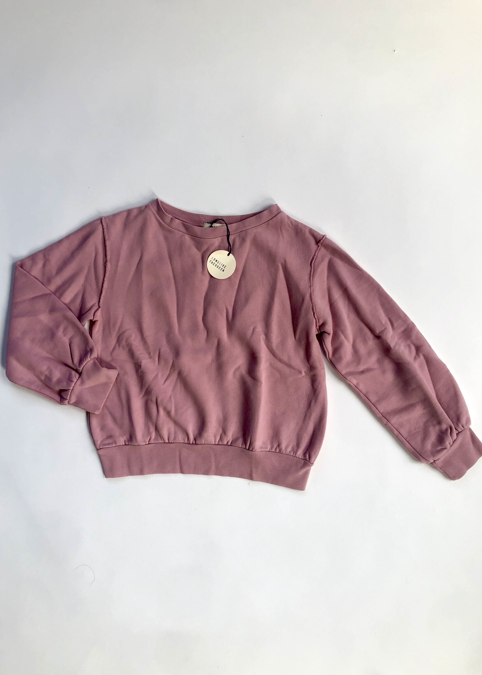Long Live The Queen Soft pink sweater 6-8Y