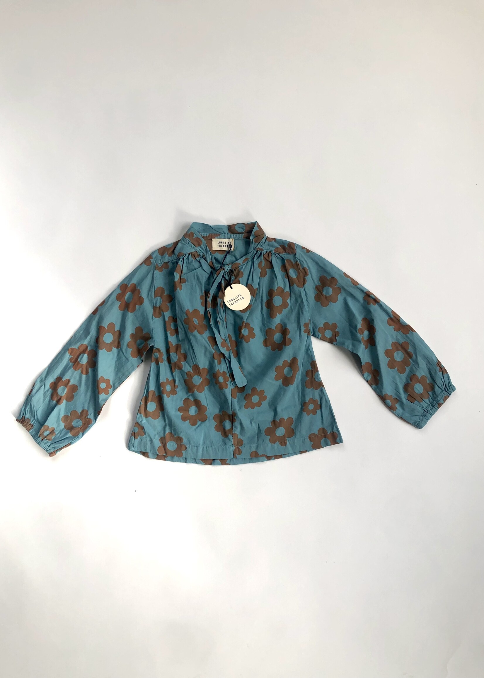 Long Live The Queen Ocian Floral blouse 4-6y