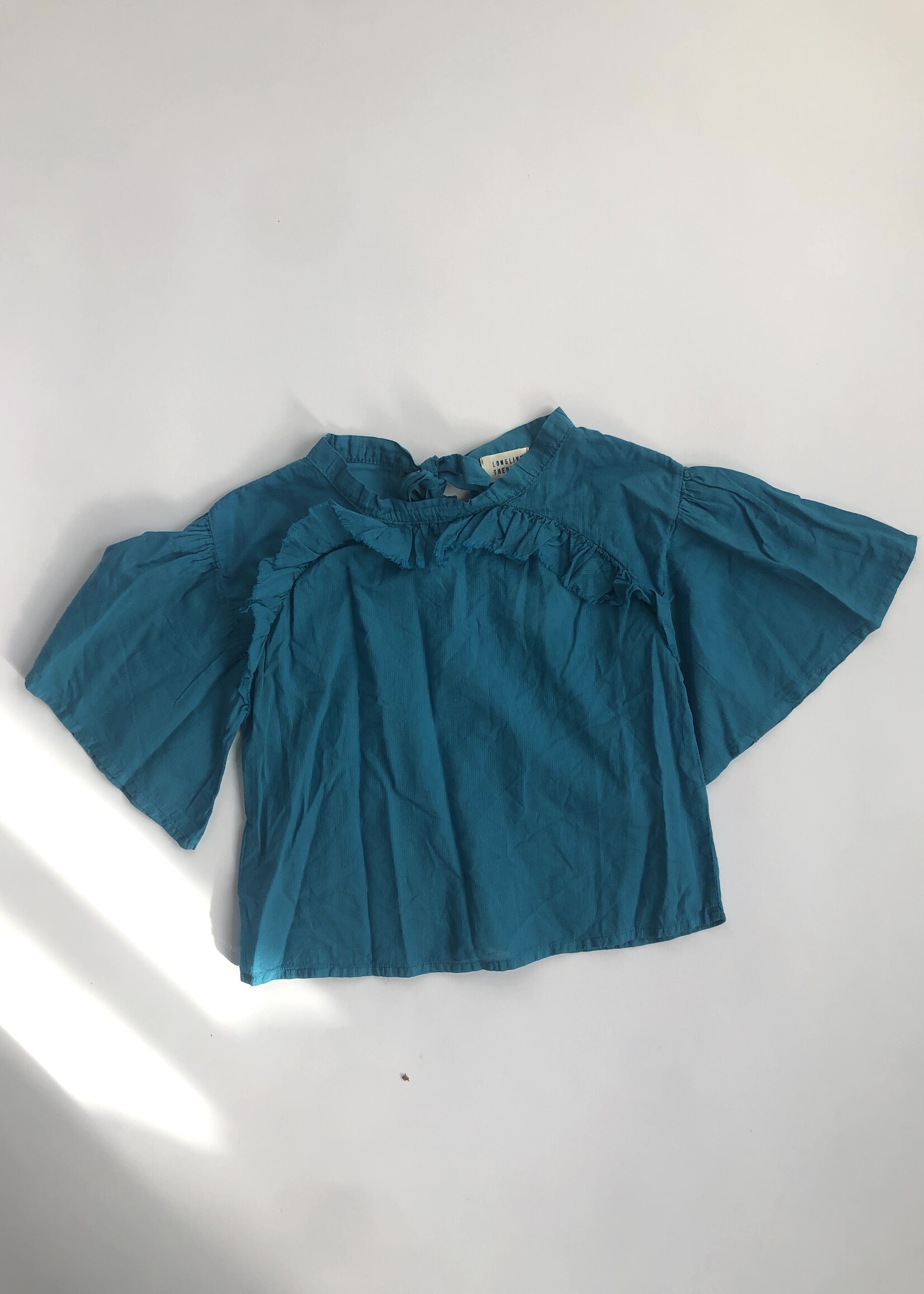 Long Live The Queen Ocian Ruffle blouse 6-8y